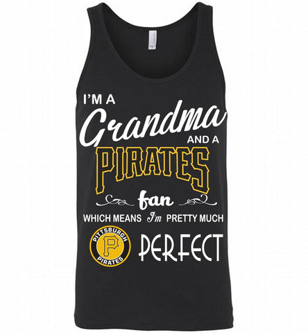I'M A Grandma And A Pittsburgh Pirates Fans Gift Tank - zezetee