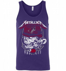 Metallica Skull Snake Arizona Coyotes Tank - zezetee
