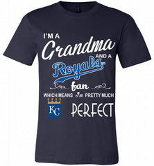 I'M A Grandma And A Kansas City Royals Fans Gift Canvas USA - zezetee