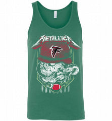 Metallica Skull Snake Atlanta Falcons Tank - zezetee