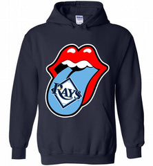 Tampa Bay Rays  x The Rolling Stones Logo Hoodie - zezetee