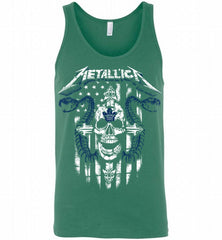 Metallica Snake Skull Toronto Maple Leafs Logo Tank - zezetee