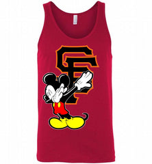 Disney Mickey Mouse Dabbing San Francisco Giants Tank - zezetee