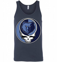 Memphis Grizzlies Grateful Dead Logo Band Tank - zezetee