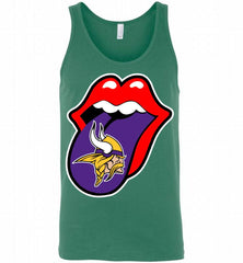 Minnesota Vikings  x The Rolling Stones Logo Tank - zezetee