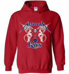 Metallica Tampa Bay Rays Logo Hoodie - zezetee