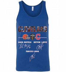 CLEVELAND BAKER MAYFIELD KEVIN LOVE FRANCISCO LINDOR Tank - zezetee