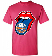 New York Islanders  x The Rolling Stones Logo Shirt - zezetee