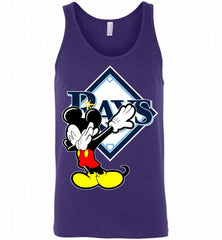 Disney Mickey Mouse Dabbing Tampa Bay Rays Tank - zezetee