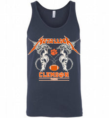 Metallica Clemson Tigers Logo Tank - zezetee