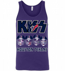 Kiss Houston Texans Logo Tank - zezetee