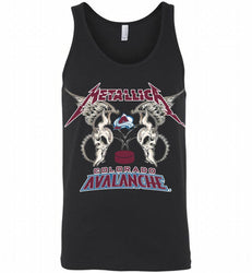 Metallica Colorado Avalanche Logo Tank