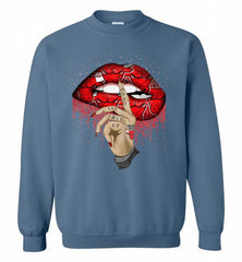Chicago Bulls Lip Shut The Fuck Up Crewneck Sweatshirt - zezetee