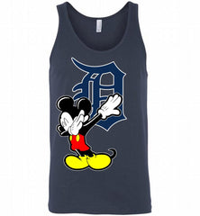 Disney Mickey Mouse Dabbing Detroit Tigers Tank - zezetee