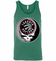 Toronto Raptors Grateful Dead Logo Band Tank - zezetee