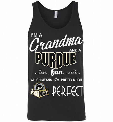 I'M A Grandma And A Purdue Boilermakers Fan Tank - zezetee