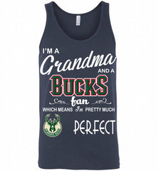 I'M A Grandma And A Milwaukee Bucks Fans Perfect Tank - zezetee