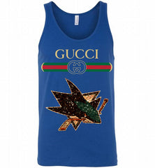 Gucci San Jose Sharks Logo Tank - zezetee