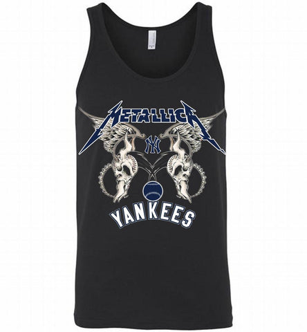 Metallica New York Yankees Logo Tank - zezetee
