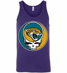 Jacksonville Jaguars Grateful Dead Logo Band Tank - zezetee