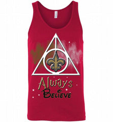 New Orleans Saints Always Believe Harry Potter Tank - zezetee