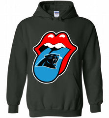 Carolina Panthers  x The Rolling Stones Logo Hoodie - zezetee