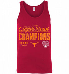 2019 ALLSTATE SUGAR BOWL CHAMPIONS TEXAS FOOTBALL Tank - zezetee