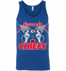 Metallica Kansas City Chiefs Logo Tank - zezetee