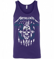Metallica Snake Skull Philadelphia Eagles Logo Tank - zezetee