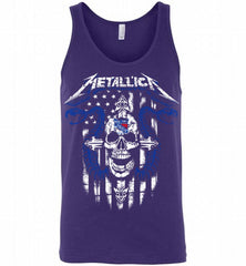 Metallica Snake Skull New York Rangers Logo Tank - zezetee