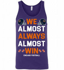 Chicago Bears We Almost Always Almost Win Tank - zezetee