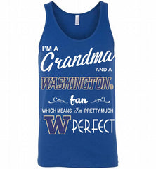 I'M A Grandma And A Washington Huskies Fan Tank - zezetee