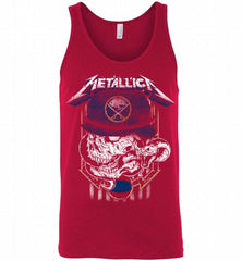 Metallica Skull Snake Buffalo Sabres Tank - zezetee