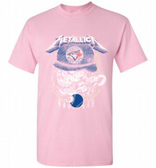 Metallica Skull Toronto Blue Jays Logo Shirt - zezetee