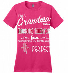 I'M A Grandma And A Houston Rockets Fans Perfect Ladies Perfect - zezetee