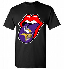 Minnesota Vikings  x The Rolling Stones Logo Shirt - zezetee