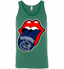 Vancouver Canucks  x The Rolling Stones Logo Tank - zezetee
