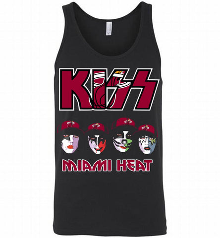 Kiss Miami Heat Logo Tank - zezetee