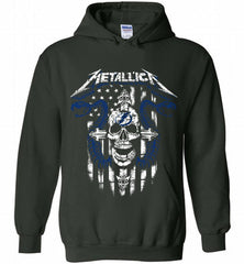 Metallica Snake Skull Tampa Bay Lightning Logo Hoodie - zezetee