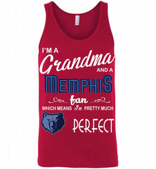 I'M A Grandma And A Memphis Grizzlies Fans Perfect Tank - zezetee