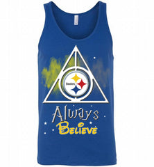 Pittsburgh Steelers  Always Believe Harry Potter Tank - zezetee