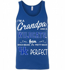 I'M A Grandpa And A Kentucky Wildcats Fan Tank - zezetee