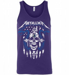 Metallica Snake Skull Dallas Mavericks Logo Tank - zezetee