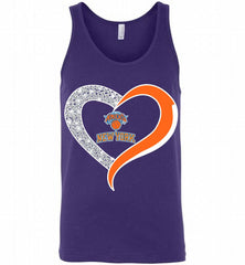 New York Knicks In Diamond Heart Tank - zezetee
