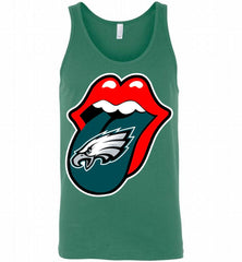 Philadelphia Eagles  x The Rolling Stones Logo Tank - zezetee