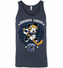 NHL Hockey Mickey Mouse Vancouver Canucks Disney Tank - zezetee
