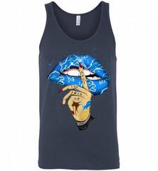 NFL Detroit Lions Lip Shut The Fuck Up Tank - zezetee