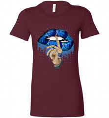 Memphis Grizzlies Lip Shut The Fuck Up Bella Ladies Tee - zezetee