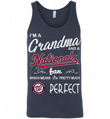 I'M A Grandma And A Washington Nationals Fans Gift Tank - zezetee