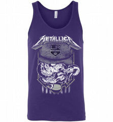 Metallica Skull Snake Los Angeles Kings Tank - zezetee